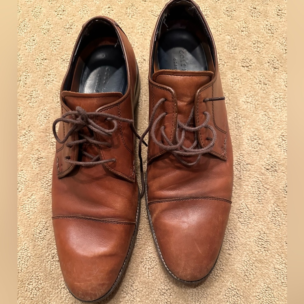 Men’s Cole Haan Brown Leather Dress Shoe | Size 11